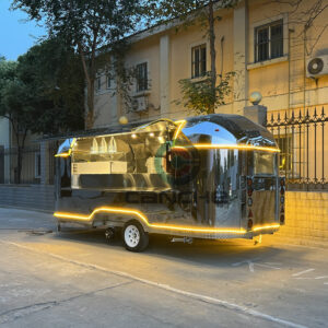 US Standard pizza ice cream truck coffee trailer fully equipped food concession trailer in UK Ireland